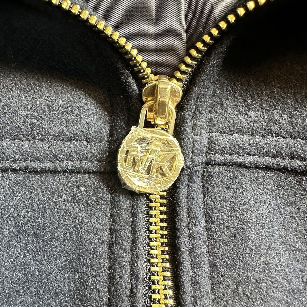 Michael Kors Women's Wool Blend Navy Jacket 2XL Plus Size Coat Classic - Picture 11 of 16